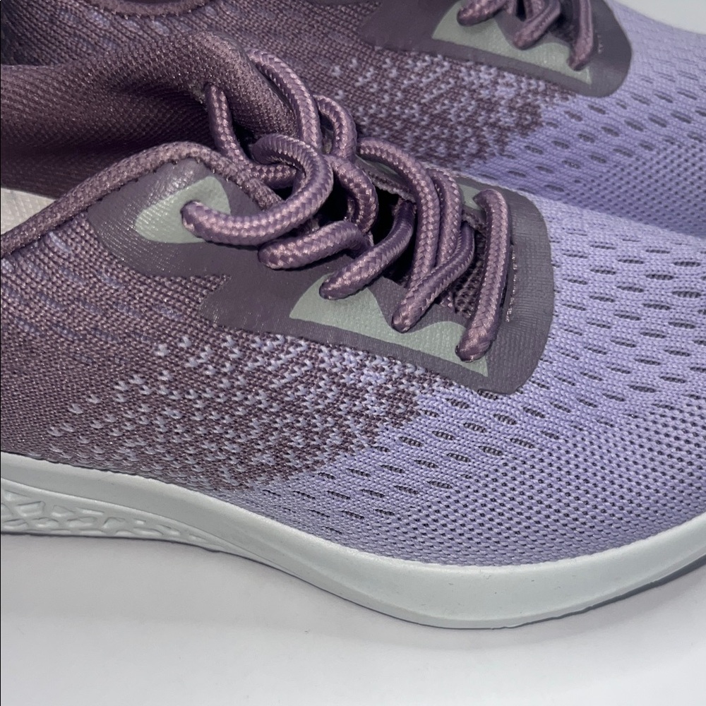 NWT Red Lavender Girls Sneakers Size 1 - Picture 4 of 9
